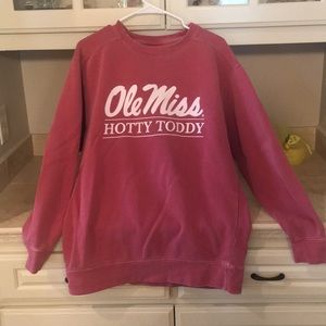 Ole Miss comfort colors sweat shirt/ size M